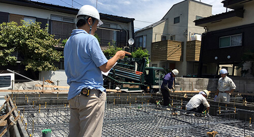 建主と一緒に図面を総チェック